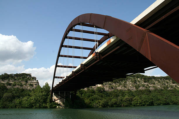 Austin 360 Bridge stock photo