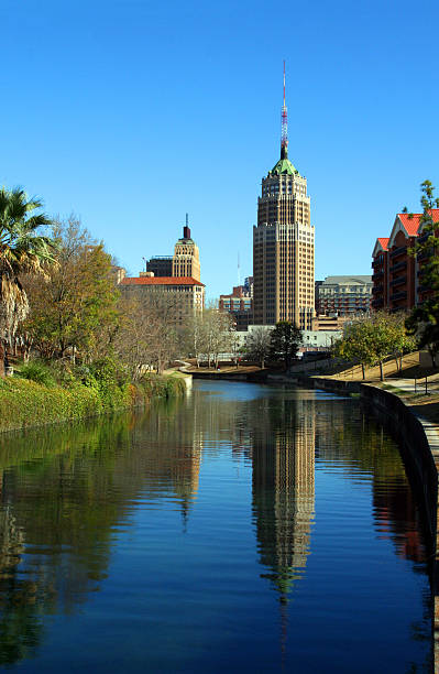 san antonio 성찰이요 - san antonio riverwalk downtown district river 뉴스 사진 이미지