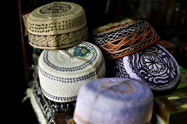 istock Islamic caps for namaz 964395202