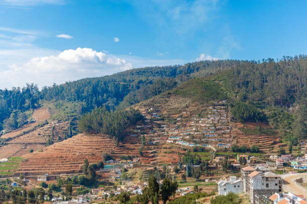 istock skyline of houses on mountains 964395532