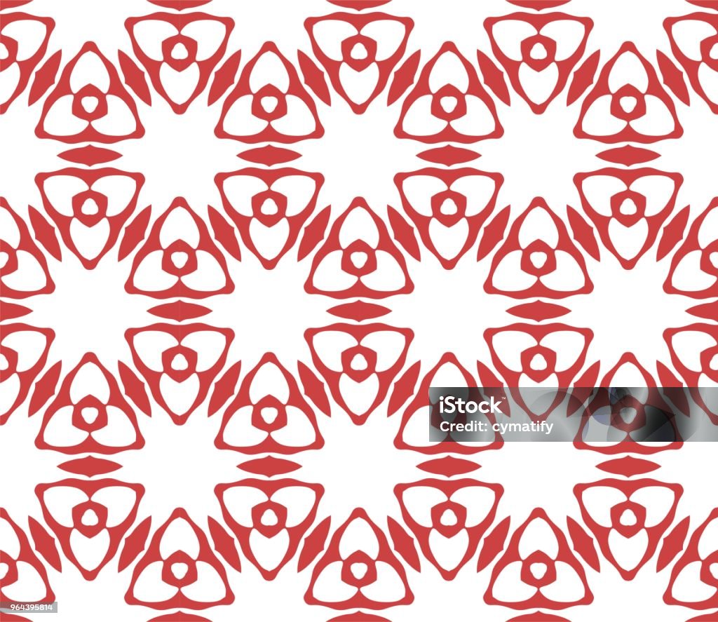 Geometric Repeating Tile Cymatify Geometric Repeating Tile Pattern Stock Illustration - Download ...
