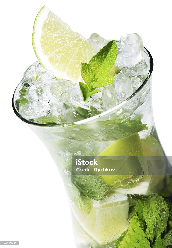 Cocktail - Mojito  Crushed Ice Stock Photo