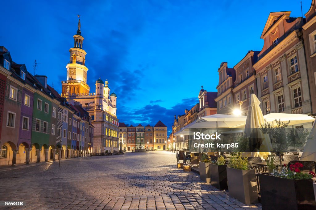 cidade de Poznan - Foto de stock de Cidade Velha royalty-free