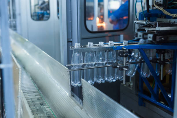 istock Drink water production line in industry 964409816