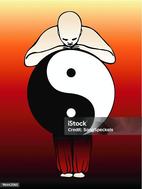 Ilustración de Tai Chi Excercise Sunrise Atardecer y más Vectores Libres de Derechos de Qi Gong - Qi Gong, Actividades y técnicas de relajación, Artes marciales
