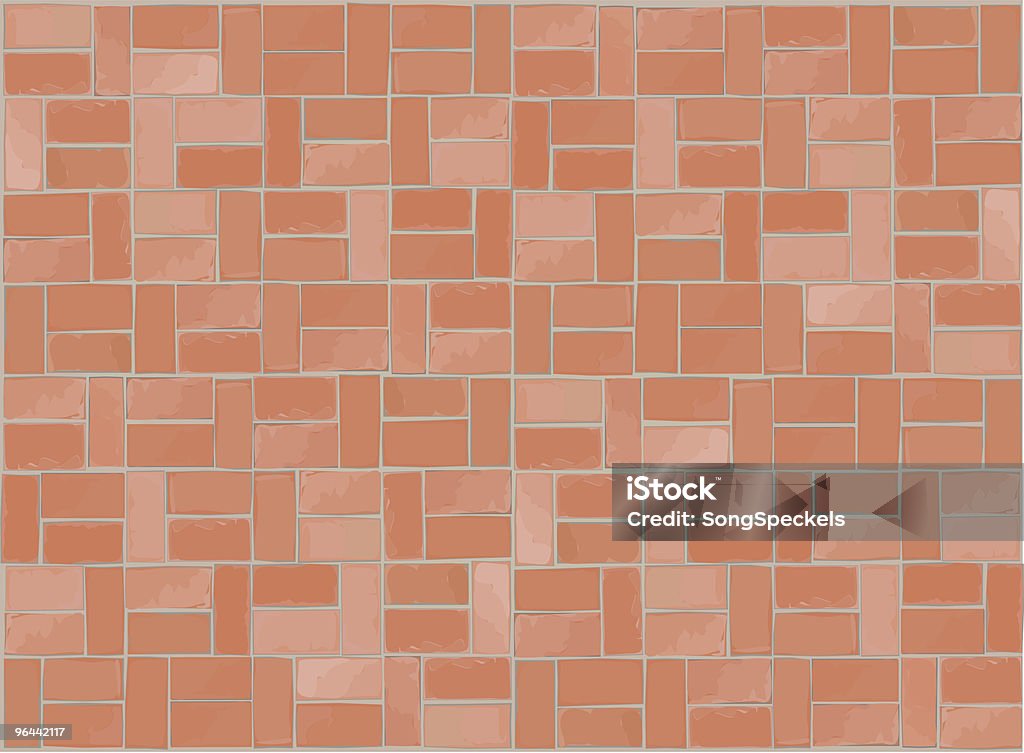 Brick y Half patrón de cesta - arte vectorial de Color - Tipo de imagen libre de derechos