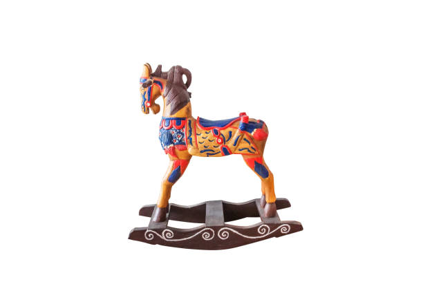 istock Rocking Horse,isolated on white background with clipping path. 964424250