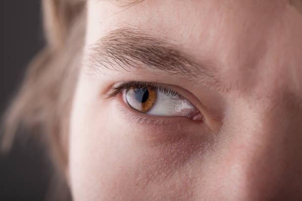 istock Portrait of a handsome man close up eye 964429098