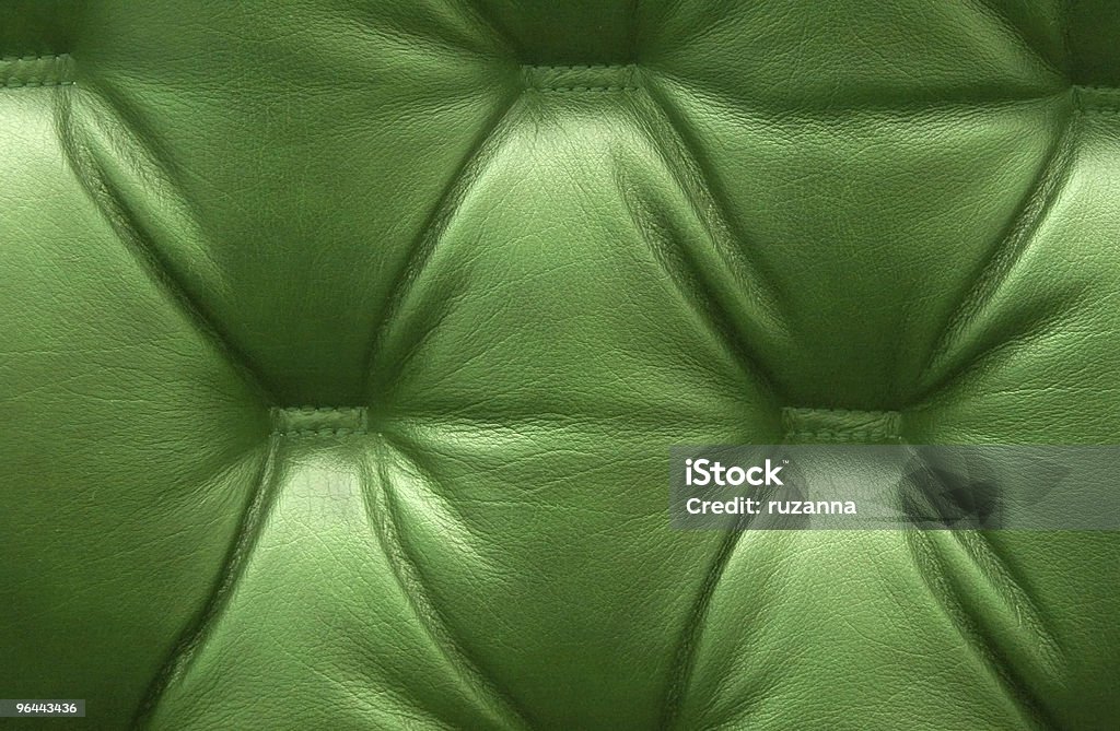 Estofos de couro verde - Royalty-free Abstrato Foto de stock