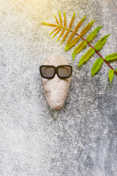 istock Background with funny character of stones 964443114
