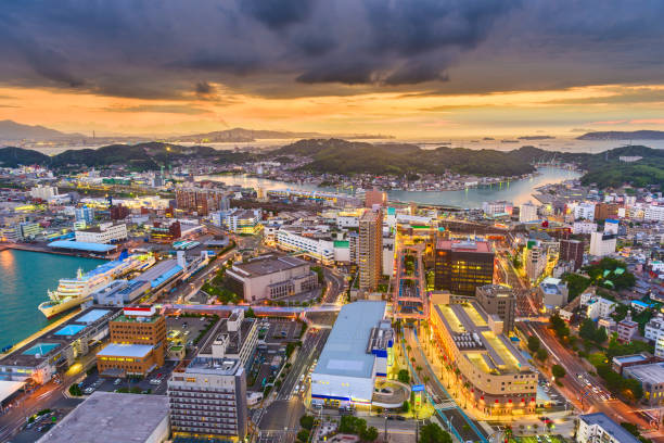istock Shimonoseki, Yamaguchi, Japan Skyline 964445984