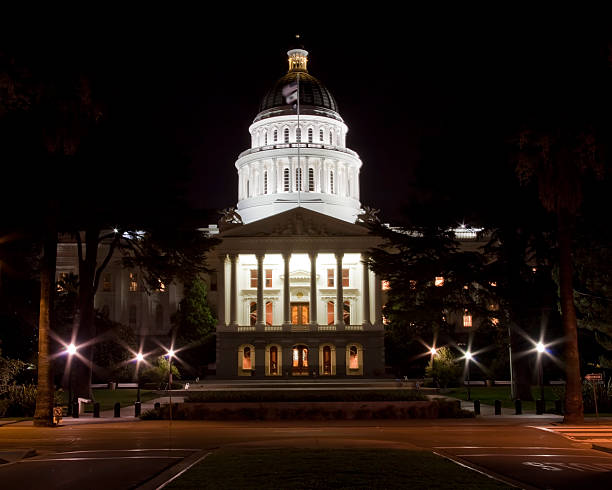 istock California State Capitol Building at Night 96444688