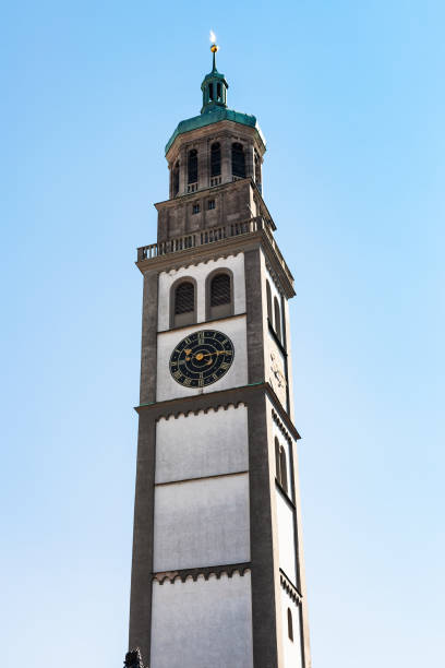 istock top of Perlachturm ( clock tower) in Augsburg 964449296