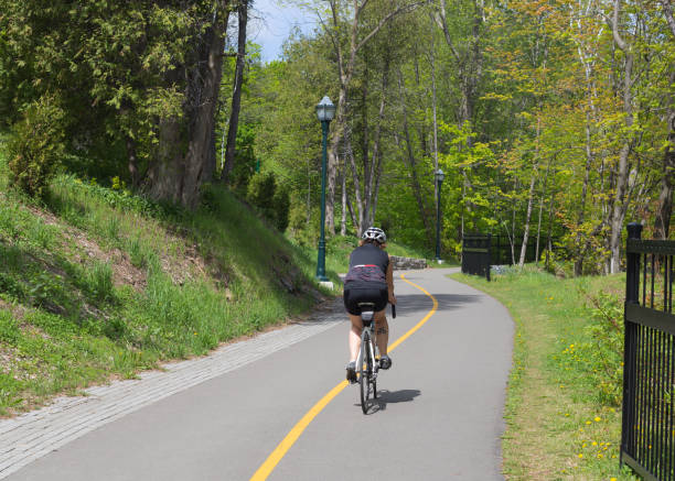 istock Solo ride of bicycle on bike path 964449610
