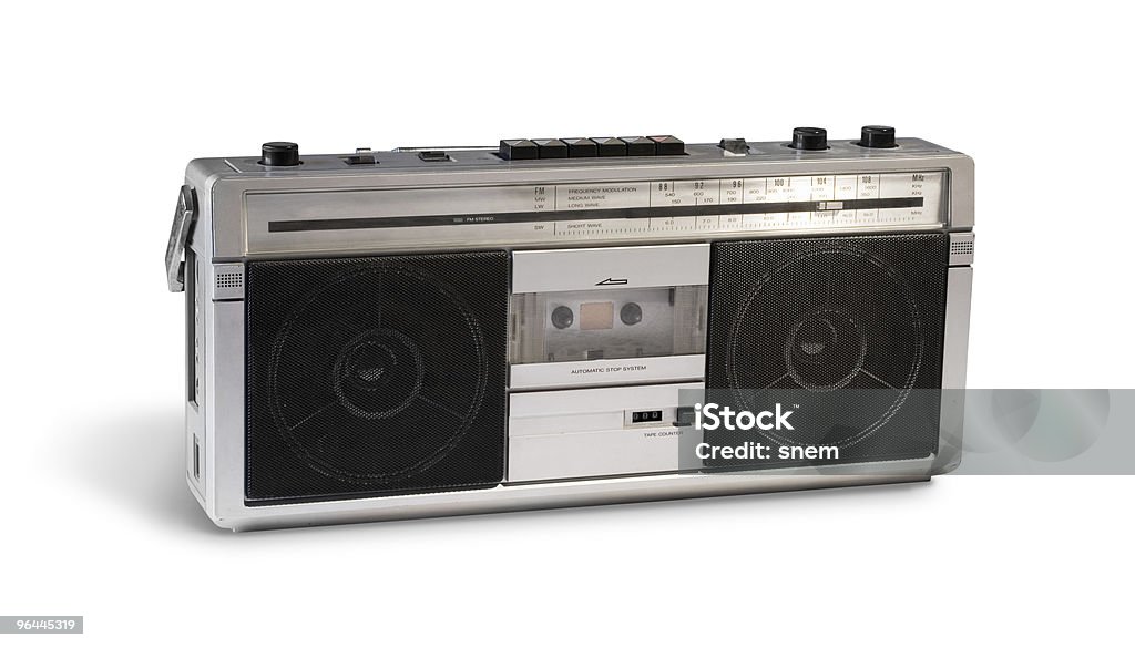 Vintage Ghetto Blaster - Royalty-free Estéreos portáteis Foto de stock