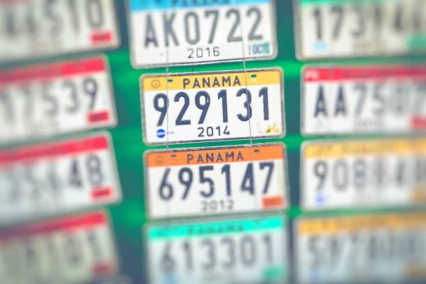 istock Panama vehicle registration plates. 964453826