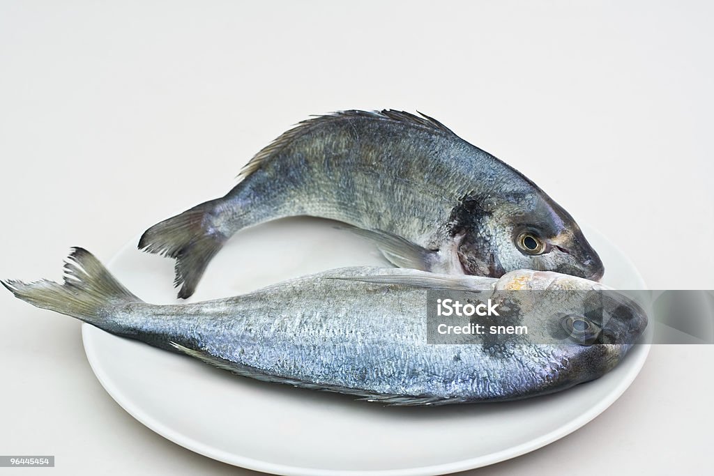 Peixes crus - Foto de stock de Alimentação Saudável royalty-free