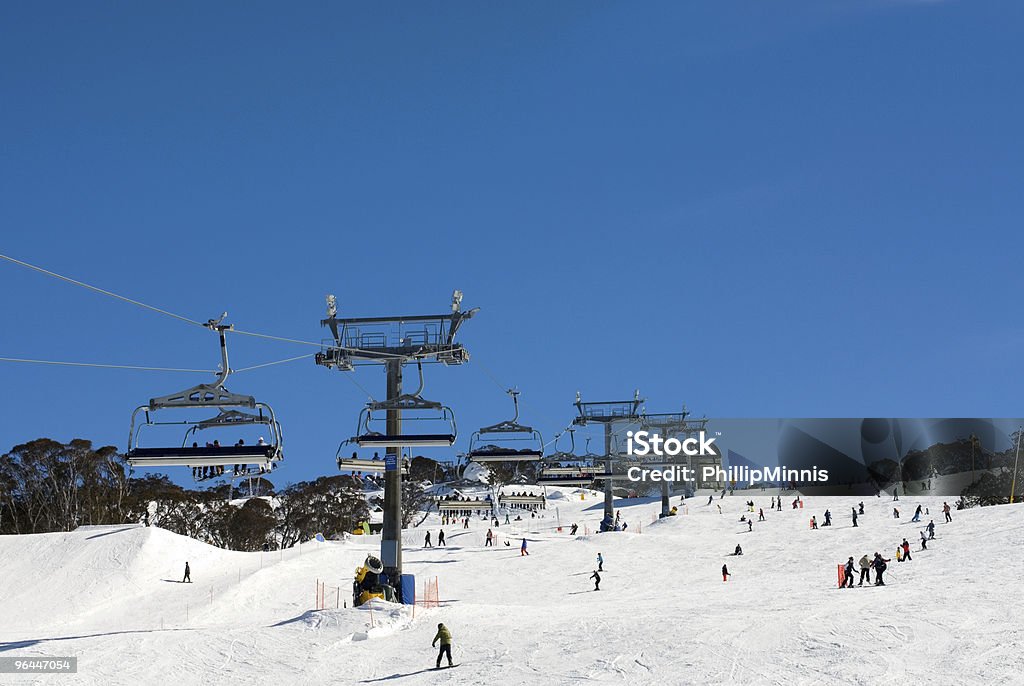 Snow Skiers  Australia Stock Photo