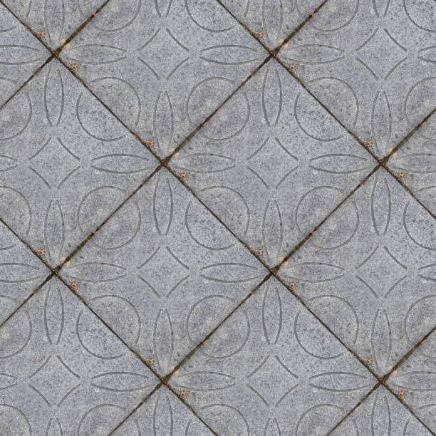 istock Seamless photo texture of pavement tile from natural stone 964480618