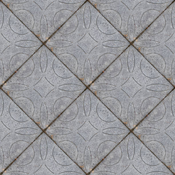 istock Seamless photo texture of pavement tile from natural stone 964480626