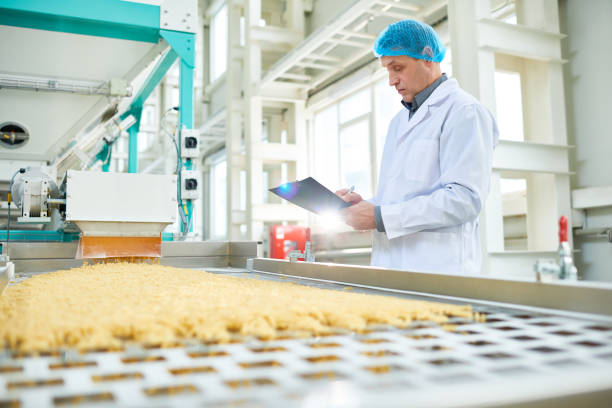 istock Senior Worker at Food Factory 964483766