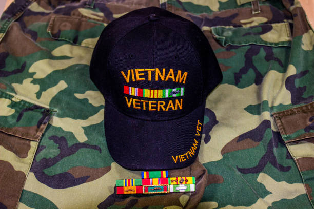 istock Vietnam Veteran Hat With Service Ribbons 964490736