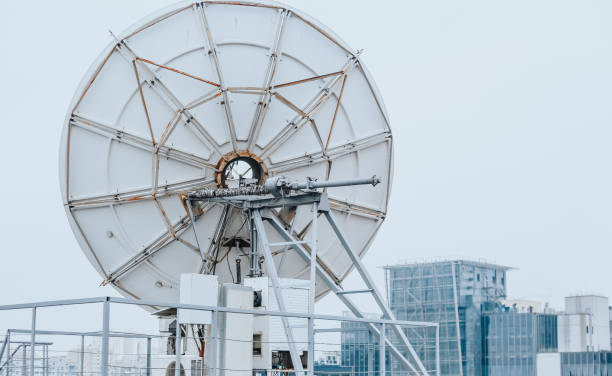 istock satellite dish industrial  roof  building 964493118