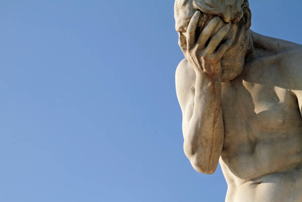 istock Facepalm statue in Paris, France 964507636