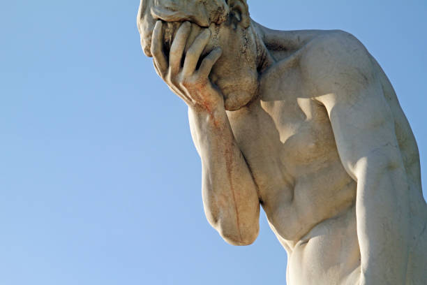 istock Facepalm statue in Paris, France 964508580