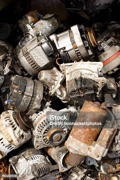 Old Alternators Stock Photo - Download Image Now - Broken, Car, Color Image