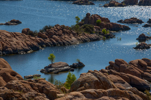 istock Watson Lake, Water and Island. 964522596
