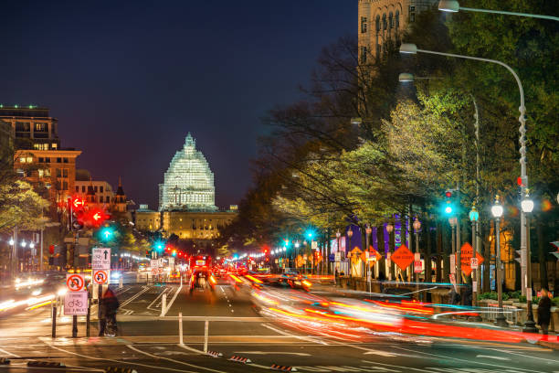 istock Pennsylvania Avenue at night, Washington DC, USA 964532022