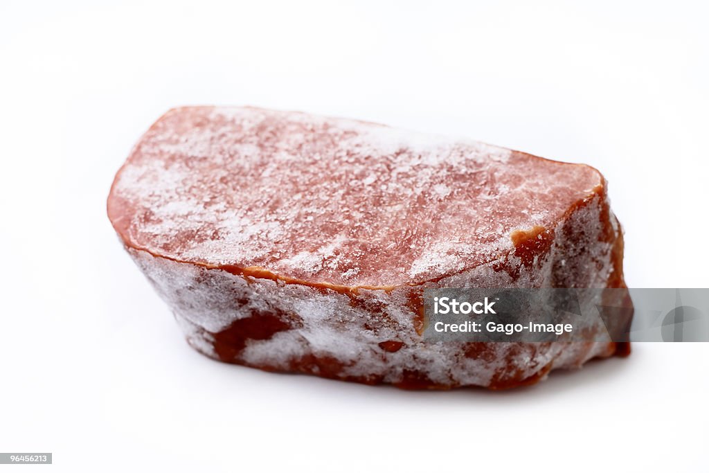 Helado de carne roja sobre fondo blanco - Foto de stock de Helado - Condición libre de derechos