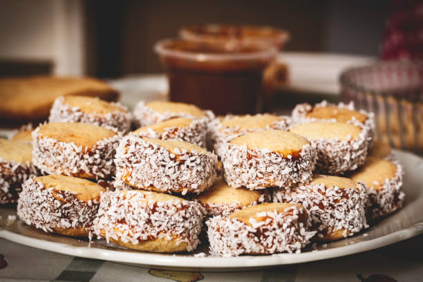 istock Close-up of cookies upon a table. 964563596