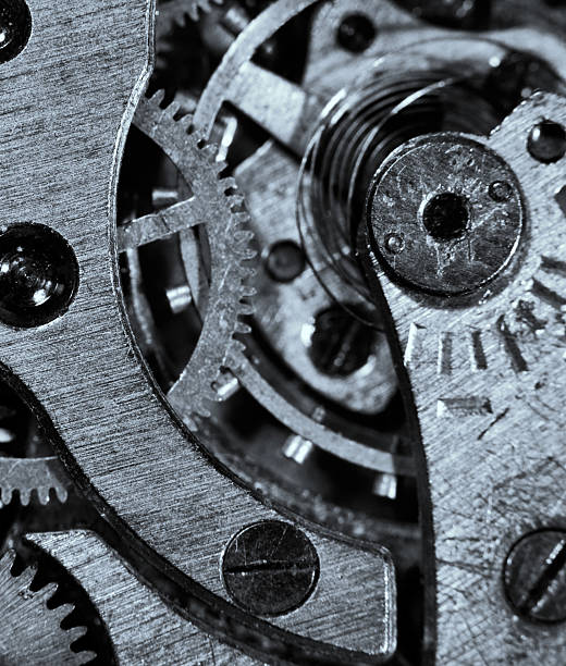 istock Closeup view of the old mechanism 96456787