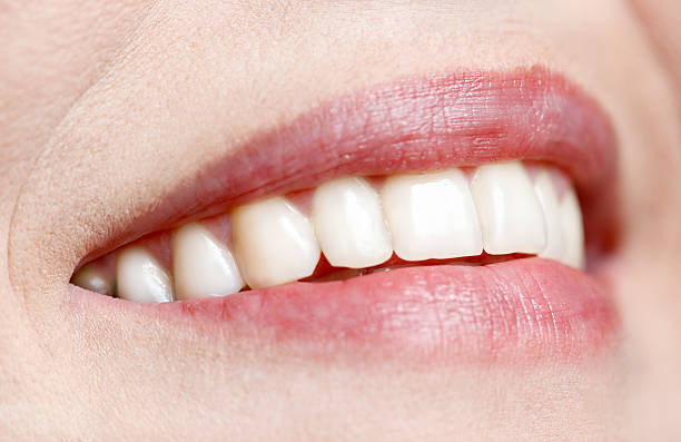 istock Beautiful teeth. Shallow depth of field. 96457238