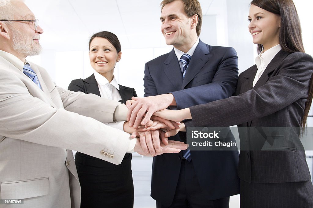 Businessteam - Foto stock royalty-free di Accordo d'intesa