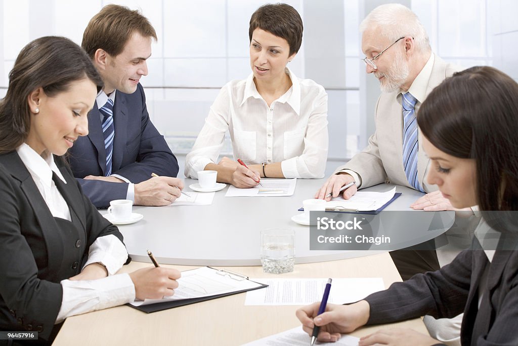 Reunião de negócios - Foto de stock de Adulto royalty-free