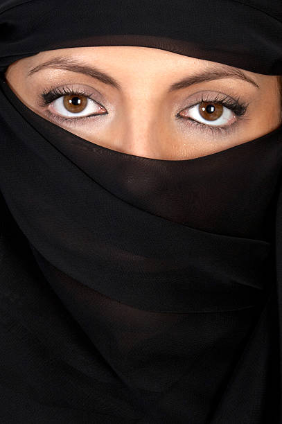 istock Attractive woman covered by a veil 96458699