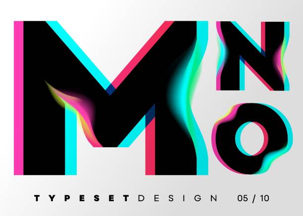 Vector Typeset Design. Neon Glitch Style. Black Bold Font with Double Exposure. Abstract Colorful Type for Creative Heading, Advertising Placard, Music Poster, Sale Banner. Trendy Neon Glowing Letters. Vector Typeset Design. Neon Glitch Style. Black Bold Font with Double Exposure. Abstract Colorful Type for Creative Heading, Advertising Placard, Music Poster, Sale Banner. Trendy Neon Glowing Letters. dj logo stock illustrations