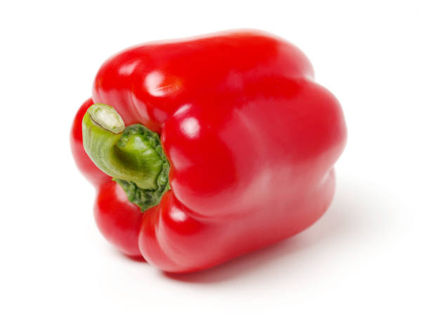 istock Fresh juicy peppers isolated on a white background 964592160