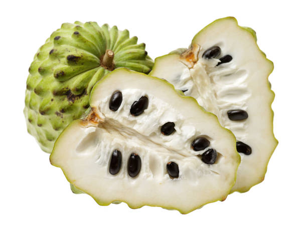 istock Custard apple isolated on white background,annona 964594844