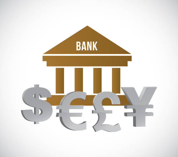 istock Bank and international currency. Business concept 964595154