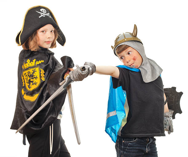 istock Boy and girl play 96462445