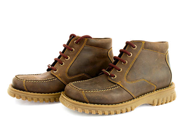 istock Men's brown shoes 96463707