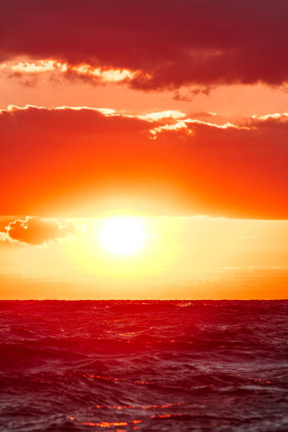 istock Romantic sunset over the sea 964647434