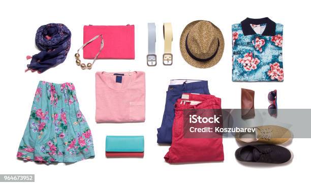 Ropa De Verano De La Colección Foto de stock y más banco de imágenes de Vestimenta - Vestimenta, Verano, Primavera - Estación