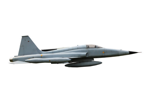 istock Fighter aircraft F-5A Freedom Fighterin full flight 964689718