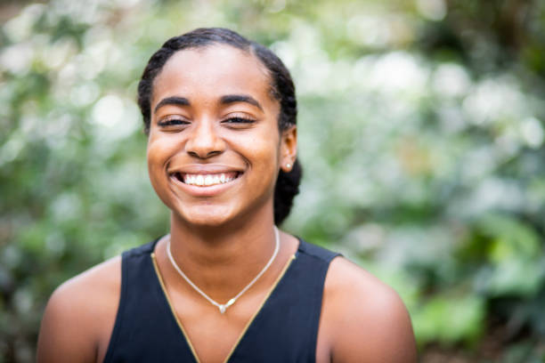 istock Beautiful Young Black Girl Portrait 964691898
