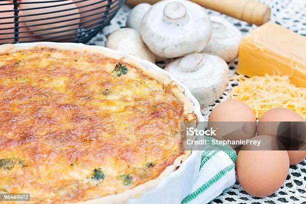 Quiche Stock Photo - Download Image Now - Baked, Basket, Broccoli